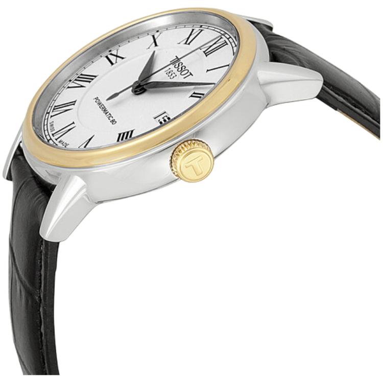 Tissot Мужские автоматические механические часы Kason Zen I Collection, диаметр 39,2 мм, белый циферблат, артикул T085.407.26.013.00
