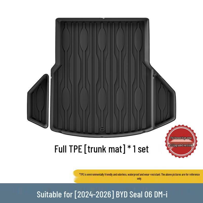 24-26 BYD Seal 06 DM-i Водонепроницаемые напольные коврики и вкладыш в багажник из TPE
