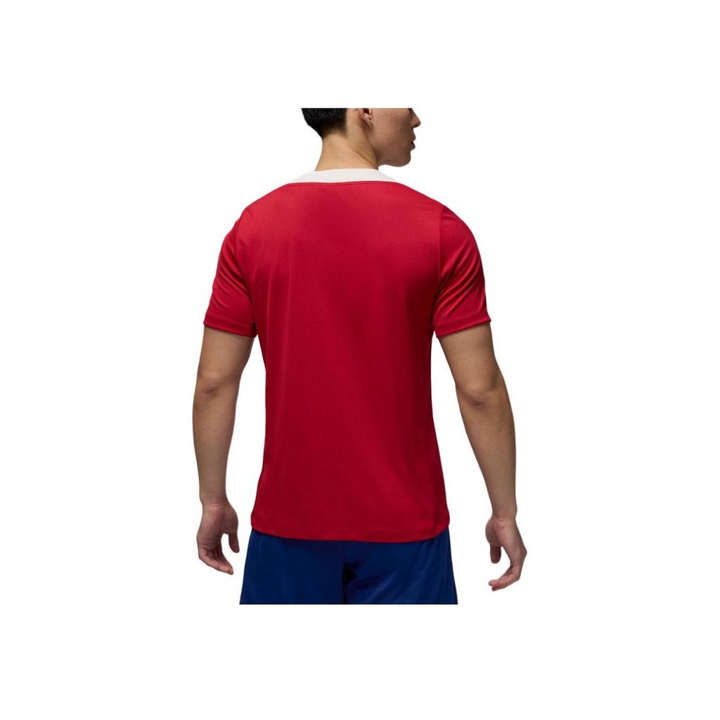 Jordan Футболка Paris Saint-Germain Strike Air Dri-FIT, модная, удобная, универсальная, с коротким рукавом, мужская, красная HJ3389-660