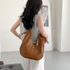 Minimalist Wind Tote Bag Large Capacity Women's New Commuter Bag Simple Soft Leather Shoulder Bag Women
