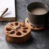 3Pcs Wooden Coaster Cup Mat Wood Tea Coffee Drink Coasters Cup Pads Placemat Table Mug Coaster for Glasses Kitchen Accessories