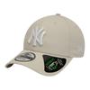 New Era Brand Logo Recycled Polyester Fiber Cap Unisex Couple Style Gray 60348858