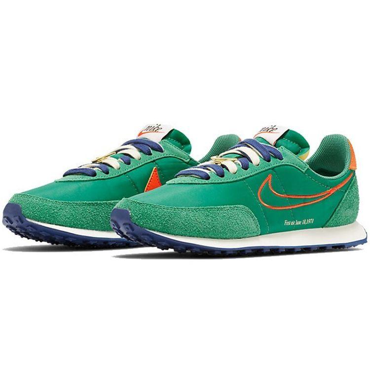 Nike Кроссовки Waffle Trainer 2 Первое использование - Зеленый Шум Мужские Кроссовки Парус Глубокий-Королевский-Синий Оранжевый DH4390-300