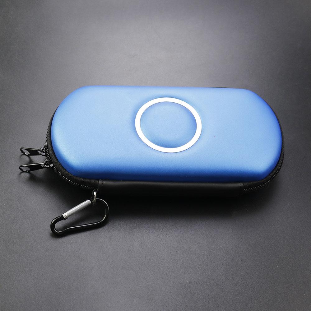 Metal Rim Reinforced EVA Hard Carrying Bag Compatible with PSP1000 PSP2000 PSP3000 Shockproof Protective Pouch Store Game