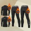Men's Winter Thermal Quick-Dry Running Suit - Velvet Lined, High Elastic Fitness Tights