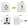 Set of 2 Conversion Plug C Type Korea Conversion Plug C Type 2 Piece AC Outlet Adapter Travel Convenient Goods Compatible with Countries Such As