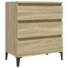 823051 vidaXL Buffet Sonoma Oak 60x35x70 Cm Engineered Wood