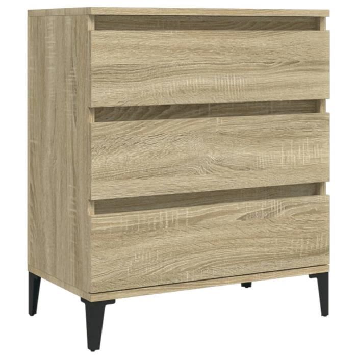 823051 vidaXL Buffet Sonoma Oak 60x35x70 Cm Engineered Wood