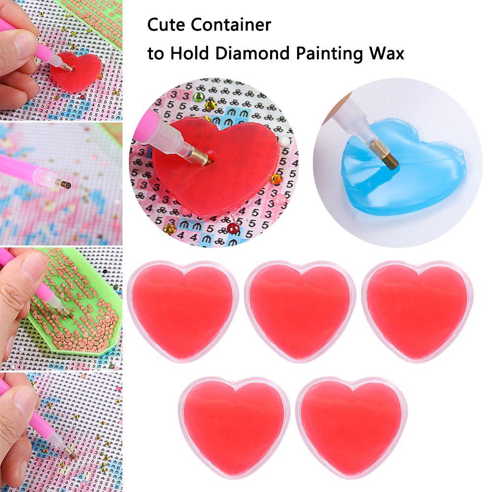 Sticking Nail Art Tools Heart-shaped Drilling Mud Diamond Painting Glue Diamond Painting Glue Clay