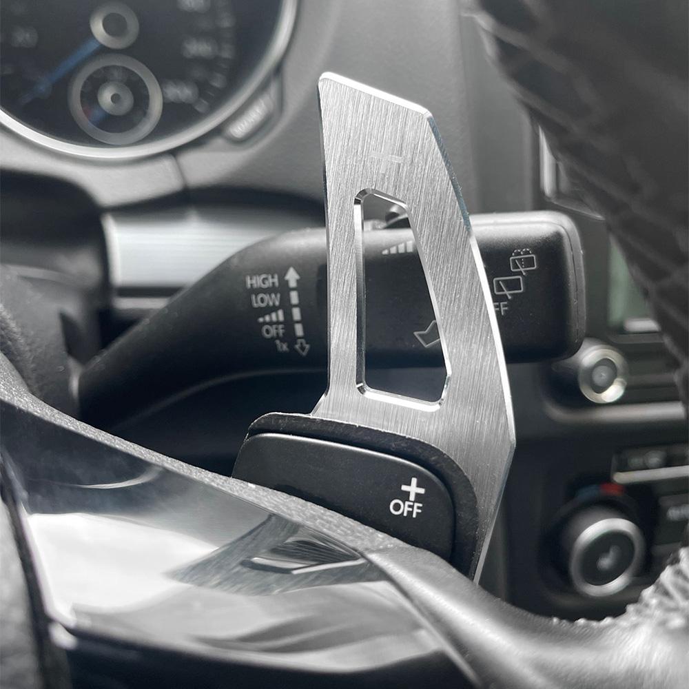 Наклейки-удлинители подрулевых лепестков переключения передач DSG для Volkswagen Tiguan Golf6 MK6 Jetta GTI R20 R36 CC Scirocco EOS