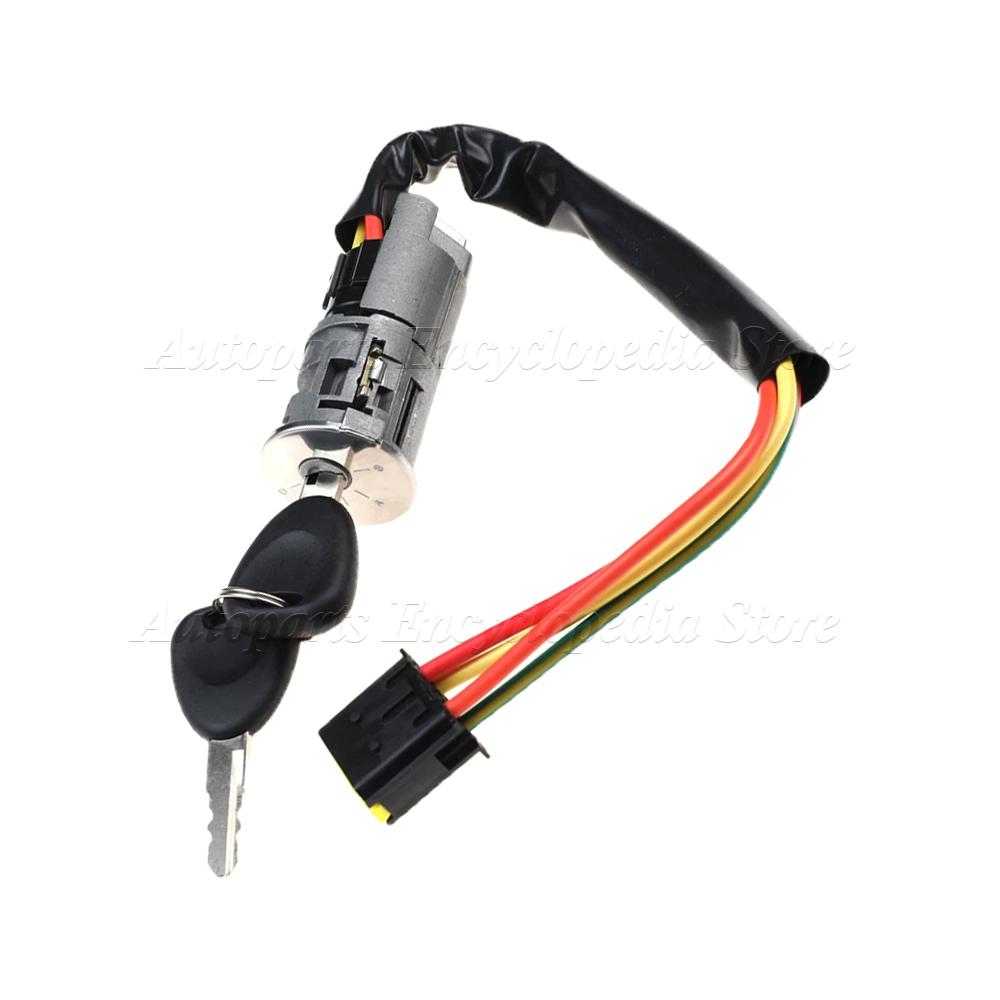 7701471098 Замок зажигания переключатель ключ 6601551102 Для Renault Logan Dacia Sandero Clio 7701471220 7702296589 Автозапчасти