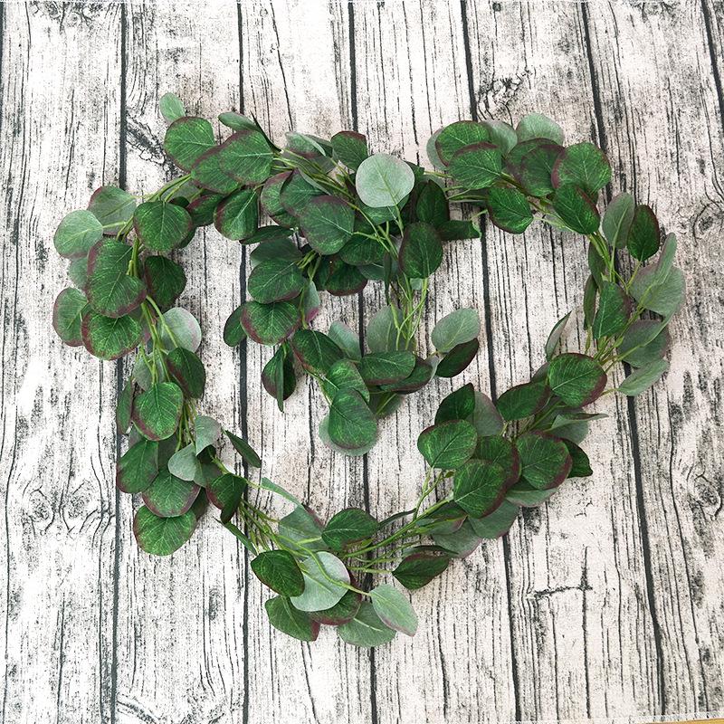 Artificial Eucalyptus Vine with Round Leaves for Home and Wedding Decoration