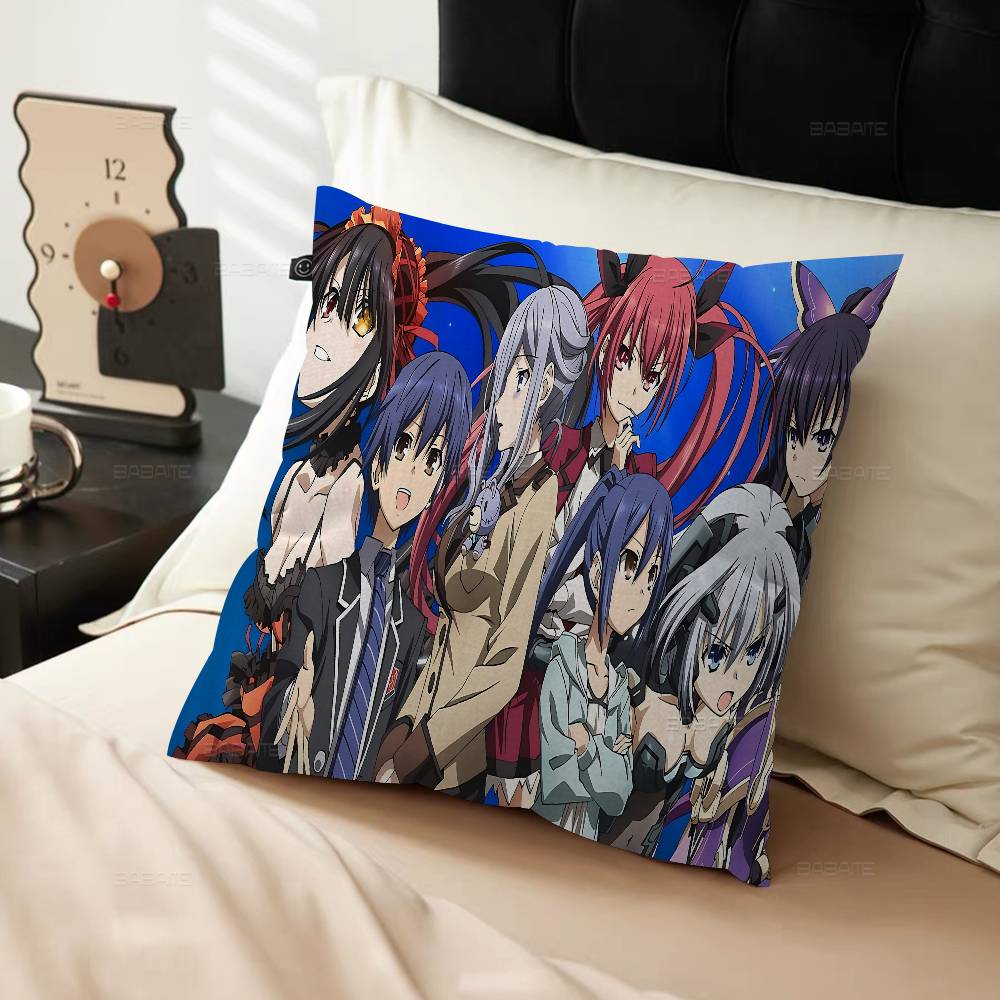 Чехол на подушку с рисунком Date A Live, дюймы, деревенский декор, декоративные чехлы для дивана