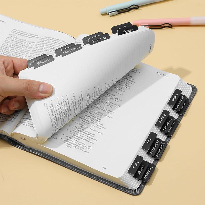 Библейские вкладки, 75 штук, красочные, ламинированные библейские вкладки для женщин и мужчин, библейские вкладки для учебной Библии, индексные вкладки для Библии, вкладки для книг Библии