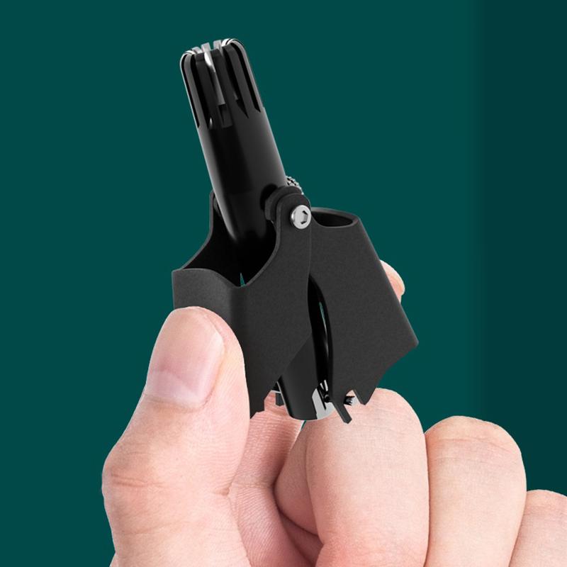 Триммер для носа для мужчин Триммер из нержавеющей стали для носа Вибрисса бритва бритва моющийся портативный триммер для волос в носу и ушах