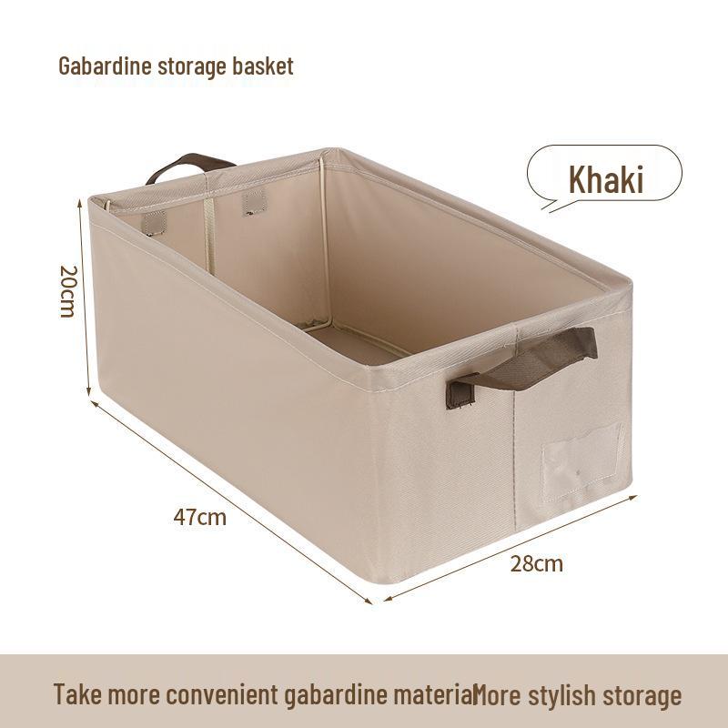 Складной органайзер из ткани с ионным стальным каркасом: Большой ящик для хранения одежды и книг.