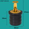 Латунная сливная пробка Прочные аксессуары для лодки Легко устанавливается Прямая замена резины
