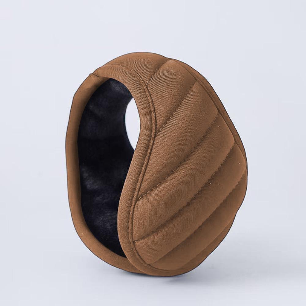 Thick Plush Lined Winter Earmuffs Soft Windproof Ear Covers Portable Plush Earmuffs Outdoor Use