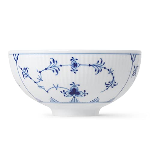 [Официальный импорт] Royal Copenhagen Синий Цветочный Простой Рисовые Пиалы, 300 мл, Пара (2 миски), Свадебный подарок, 1062491