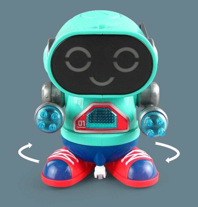 New Electric Dance Swinging Cartoon Universal Robot Light and Music Toys