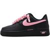 Nike Air Force 1 Нескользящие Устойчивые к истиранию Низкие Скейтбордические кроссовки Унисекс Черный Розовый CW2288-001(Команда91- )