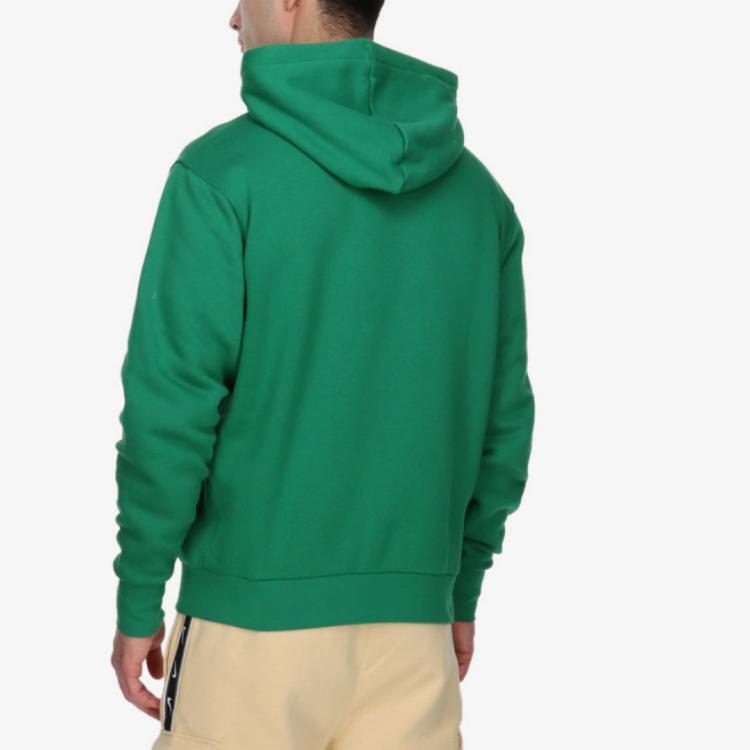 Nike Мужские толстовки с капюшоном и принтом в виде букв логотипа, зеленые DN8623-312