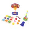 Parrot Bird Toys Set Colorful Basketball Skateboard Relieve Anxiety Puzzle Stacking Sepak Takraw