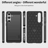 MOFI JK TPU Series-1 For Samsung Galaxy S24 Carbon Fiber Texture Slim-Fit Case TPU Cell Phone Cover