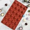 Silicone Chocolate Mold Hemisphere Baking Mold Nonstick Candy Mold 28x17cm TopBazar