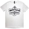 Унисекс футболка Motorhead: 50 лет Эмблема Ace Wings (белый) (большой)