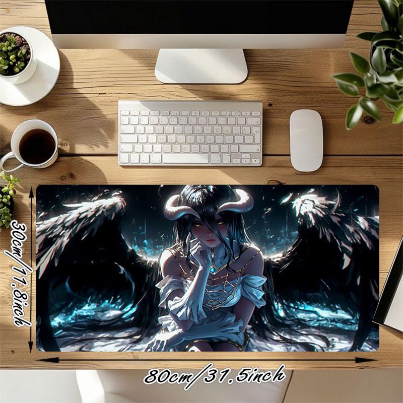 Игровой коврик для мыши Dark Wings XL Нескользящая резиновая основа Прошитый край Водонепроницаемый коврик для стола для ПК Ноутбука Игрока Офиса Компьютерные Аксессуары C929310