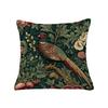 pc William Morris Style Pheasant Pillow Cover Polyester D DoubleSided Print Rich Green Botanical Bird Design Vintage Natur