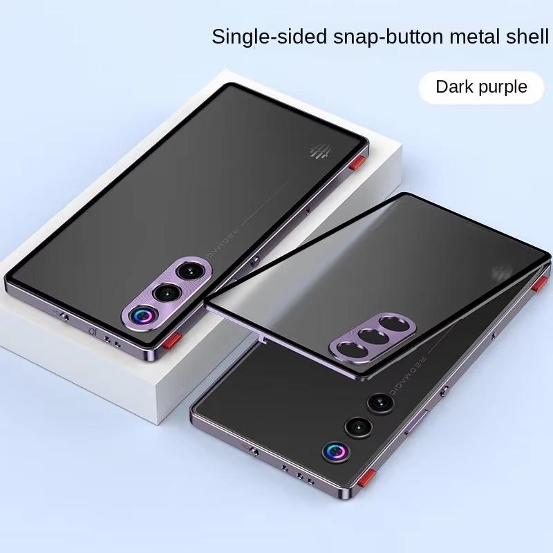 Противоударный металлический защитный чехол для телефона ZTE Nubia Red Magic 10 Air 10 Pro + 9 S Pro, металлический каркас из алюминиевого сплава, жесткая матовая бамперная крышка