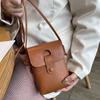 Leather Mobile Phone Bag Female Messenger 2025 New Foreign Style Small Bag Cowhide Fashionable High-end Versatile Small Shoulder Bag
