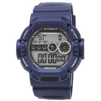 J-AXIS Мужская SCY04-BL (CYBEAT Digital Blue Sun Flame) Круглые часы Navy Digital