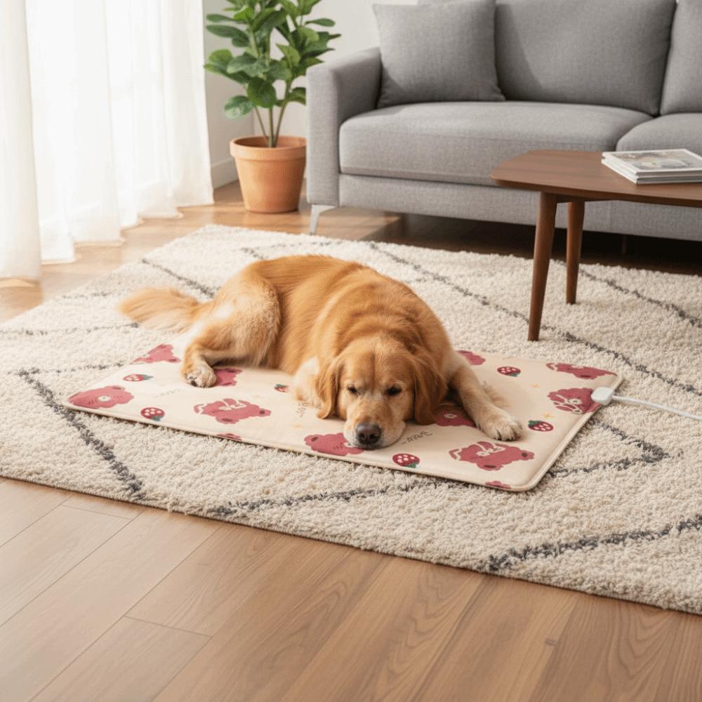 Adjustable Temperature Dog Heating Pad Waterproof Cat Heated Mat Blanket Winter Pet Heater  Indoor