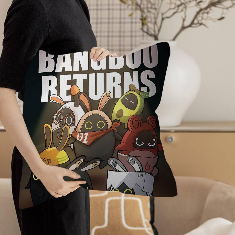 Zenless Zone Zero ZZZ Bangboo Cushion Cover Pillowcase Upholstery Sofa Throw Pillow Home Decor Pillowcas