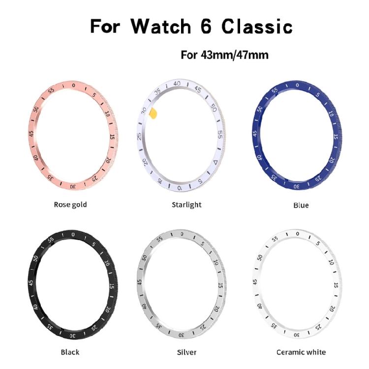 Декоративная рамка для часов, легкая рамка в стиле Bezel Styling для Watch6 43 мм/47 мм