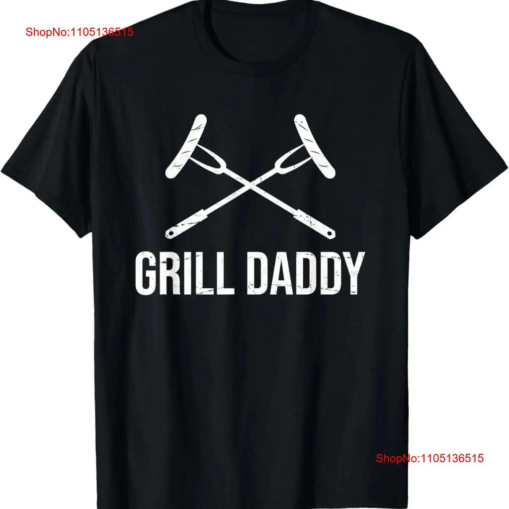 Grill Daddy Смешная футболка на День отца Grillfather Папа винтажная стильная унисекс мягкая удобная дизайнерская одежда мода