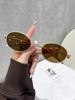 Oval small frame sunglasses new anti-ultraviolet Internet celebrity street shot high-end personalized sunglasses