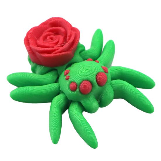 Yousheng 3D Printed Spider Ornament Mini Spider with Movable Joints Colorful Spider Fidget Toy for Kids And Adults Party Favors