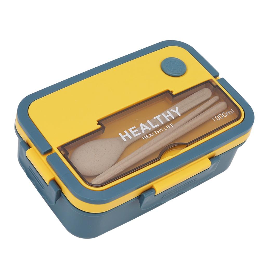 1000ml Lunch Storage Container 3 Compartment Food Container Compartment Lunch Box For Picnics