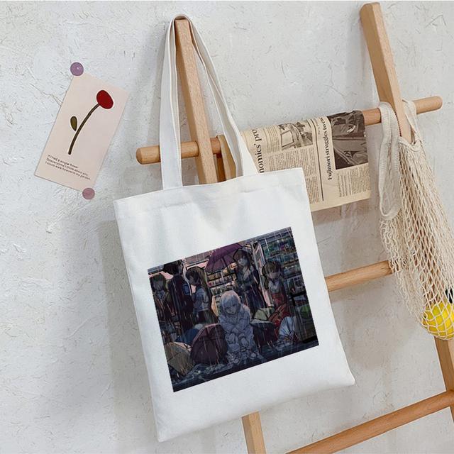 Akudama Drive Killer, холщовая сумка из японского аниме, большая вместительная модная женская сумка, винтажные ручные сумки, классическая сумка на плечо