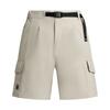 Urban Outdoor Series Comfortable Solid Color Casual Shorts Women Shorts Khaki-Gray 6005876-289