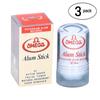 Omega Alum Stick 60g X3 Classic Shaving Pre-Shave Pre-Saving Alum Block, 3 Pieces