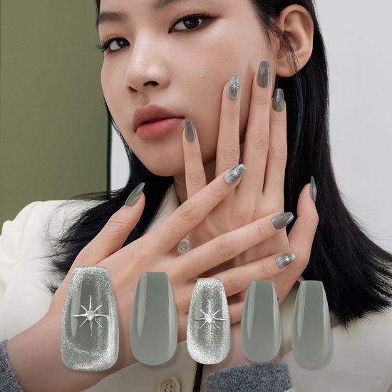 Набор для ногтей Finger Suit Water Shine с блестящими кончиками ногтей премиум-класса 33 типа