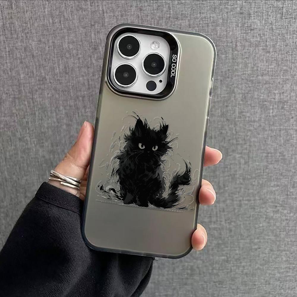 Чехлы для iPhone 11 13 16 ProMax Чехол iPhone 13 14 15 ProMax 12 13 ProMax Чехол Samsung A55 A05S A54 A06 S22 A15 A12 A22 A52S S23 S24 Цветной IMD