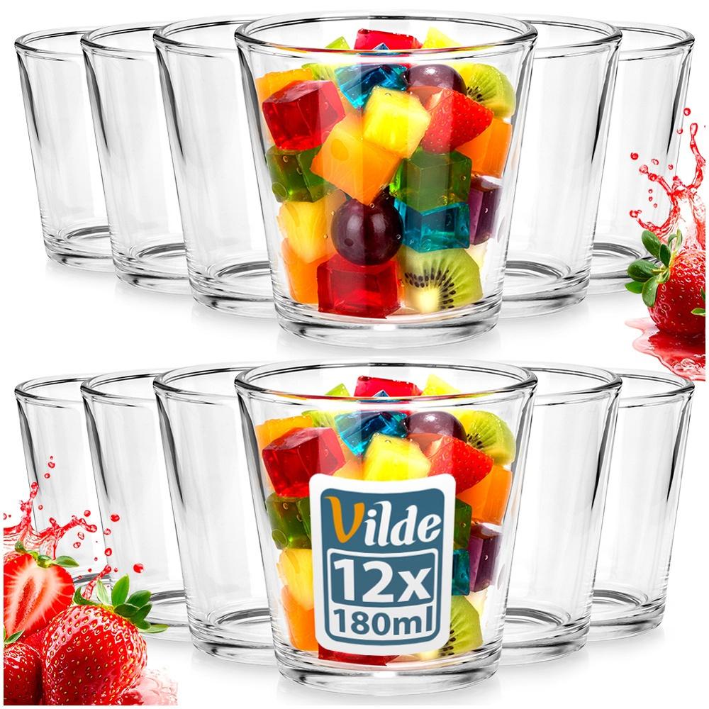 Dessert Cups, Glass Snacks 180 Ml 12 Pcs.