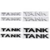 БАК для Great Wall Задний Логотип на Багажнике Буквы TANK Логотип Объема Наклейка для Модификации Кузова 3D Объемная Наклейка на Багажник