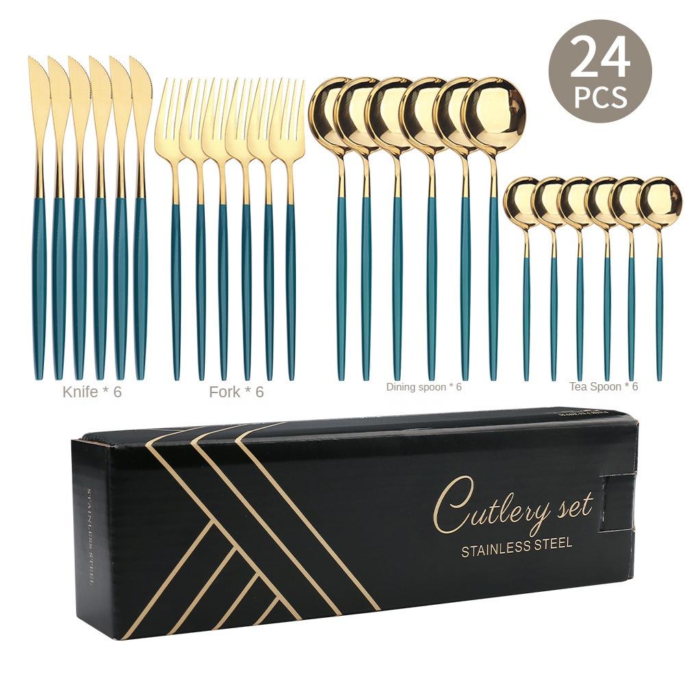 HANYANG 410 Посуда из нержавеющей стали. Товары для семейного отеля. Набор ножей, вилок и ложек для стейка. Посуда в западном стиле.